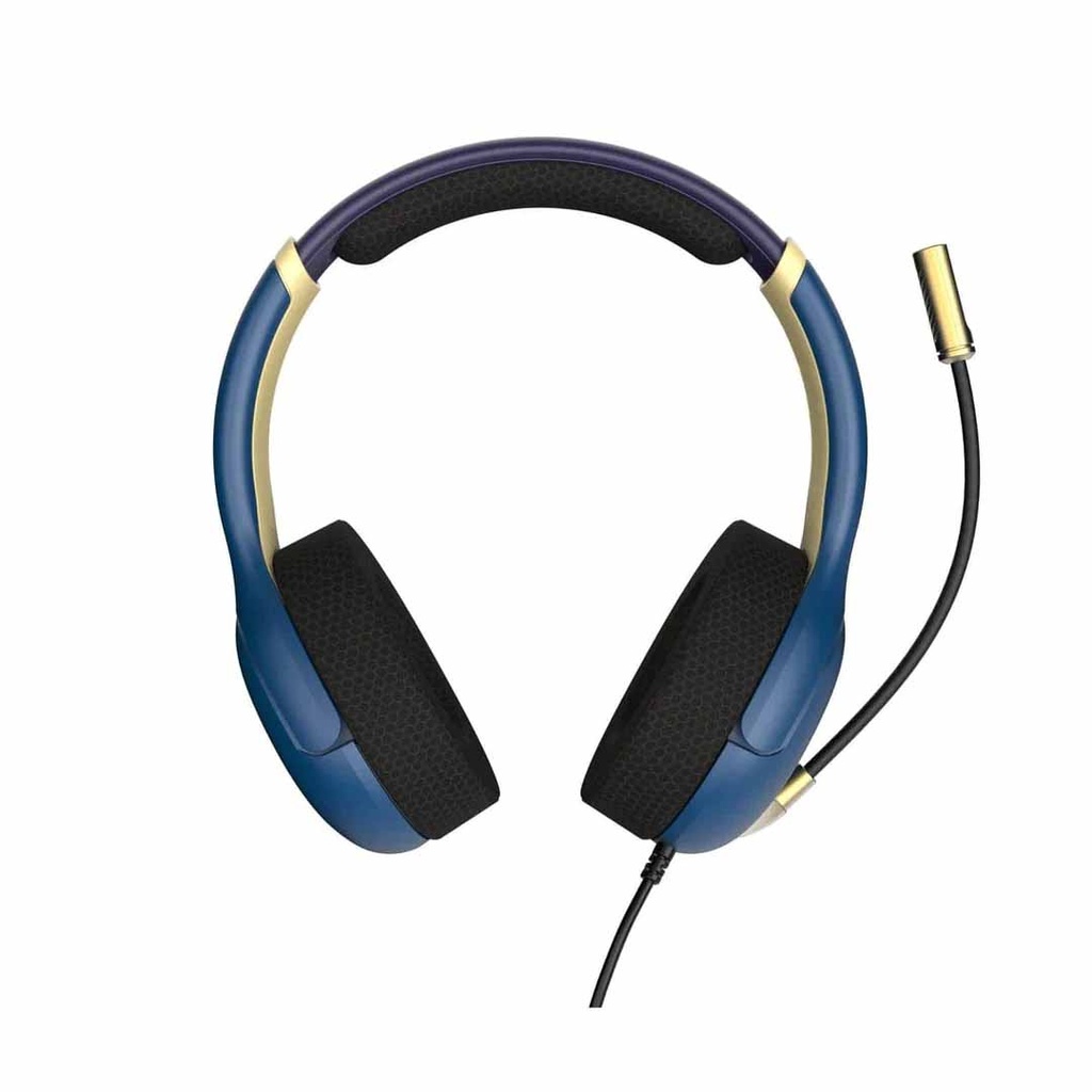 PDP Nintendo Switch Zelda Hayrule Gaming Airlite Wired Stereo Headset With Mic -Blue