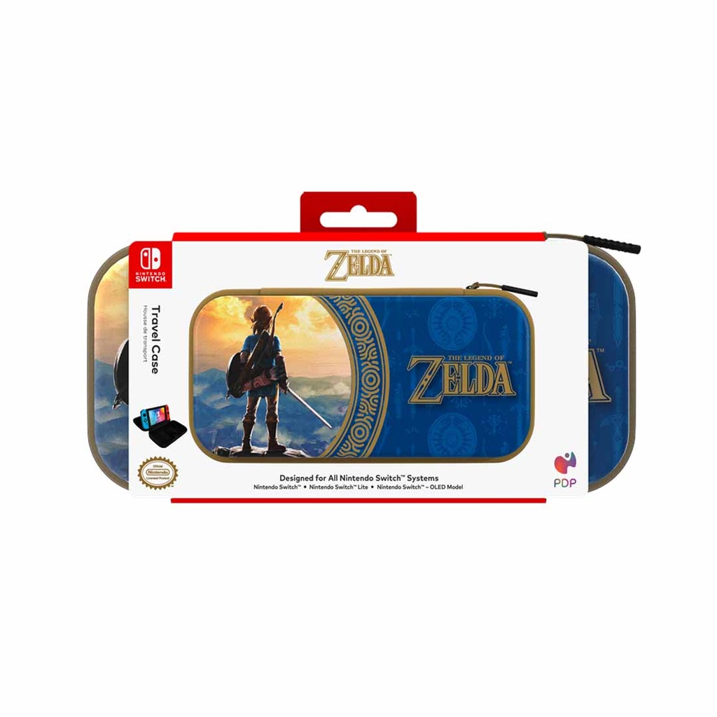 PDP The Legend of Zelda Hyrule NS Travel Case Deluxe - Blue 