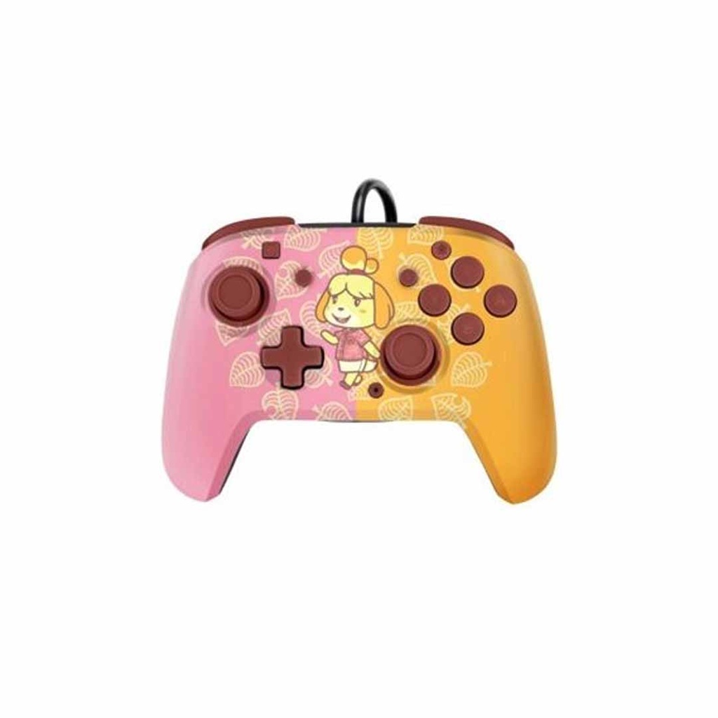 PDP Face of Deluxe + Audio Wired Controller Animal Crossing Isabelle For Nintendo Switch