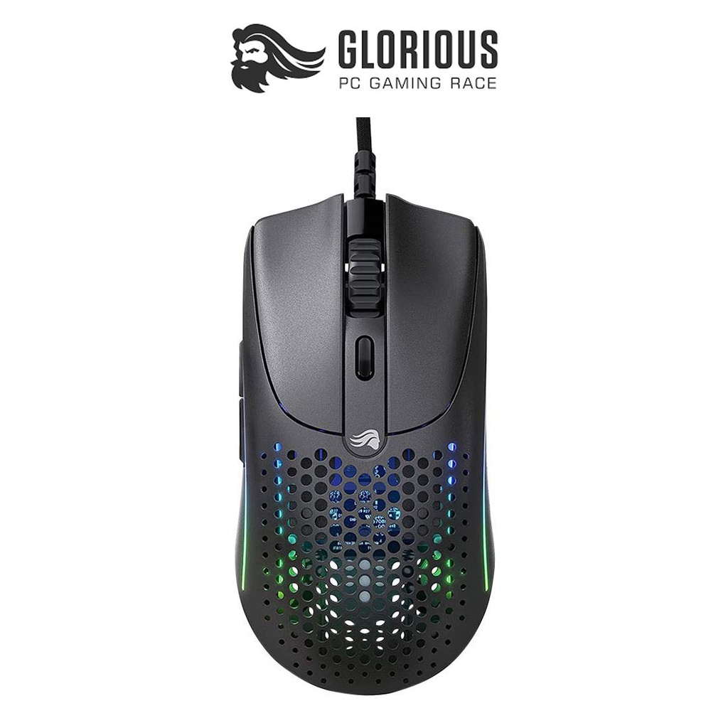 Glorious Model O2 Wired Gaming Mouse - Matte Black
