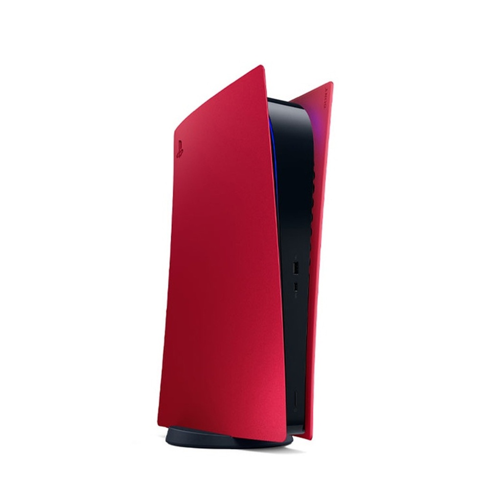 PS5 Console Cover for Digital Edition  - Volcanic Red