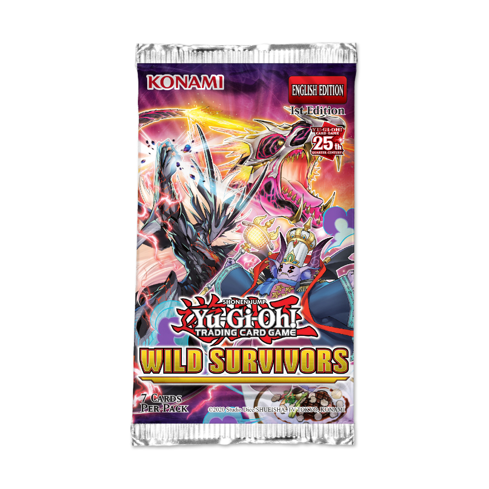 Konami - Yu Gi Oh Trading Card - Wild Survivors Booster