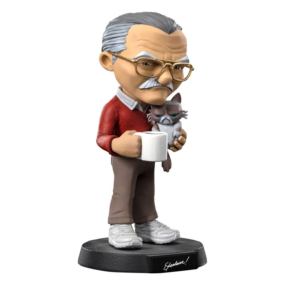 Iron Studios-Stan Lee with Grumpy Cat-Pow- MiniCo
