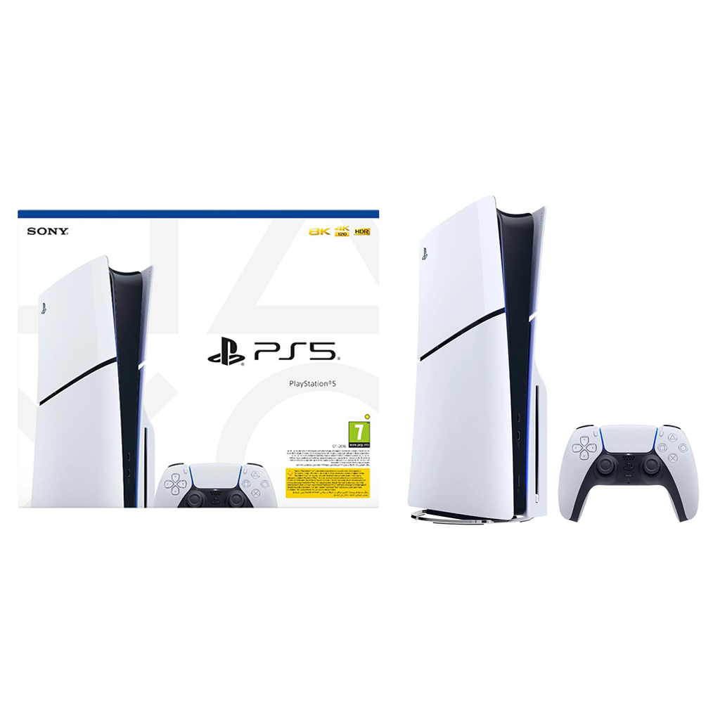 PS5 Slim Console Disk White
