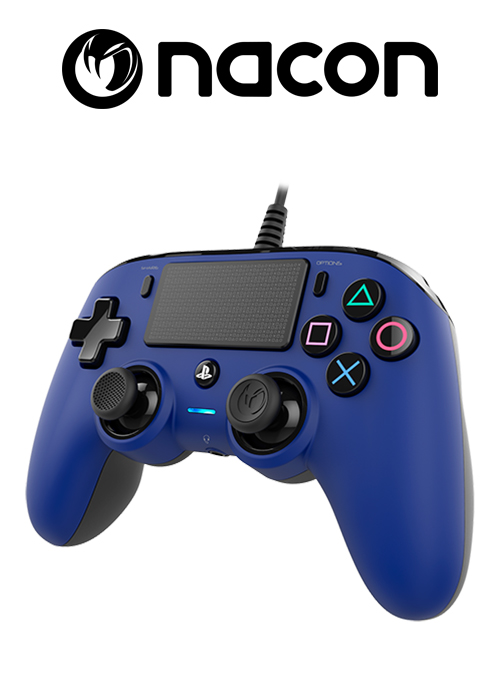Nacon PS4 Wired Compact Controller Blue