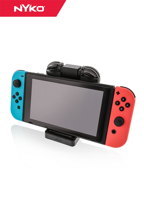Nyko Charge Base - Charging Dock/Play and Charge Stand for Two Joy-Con Controllers and Switch