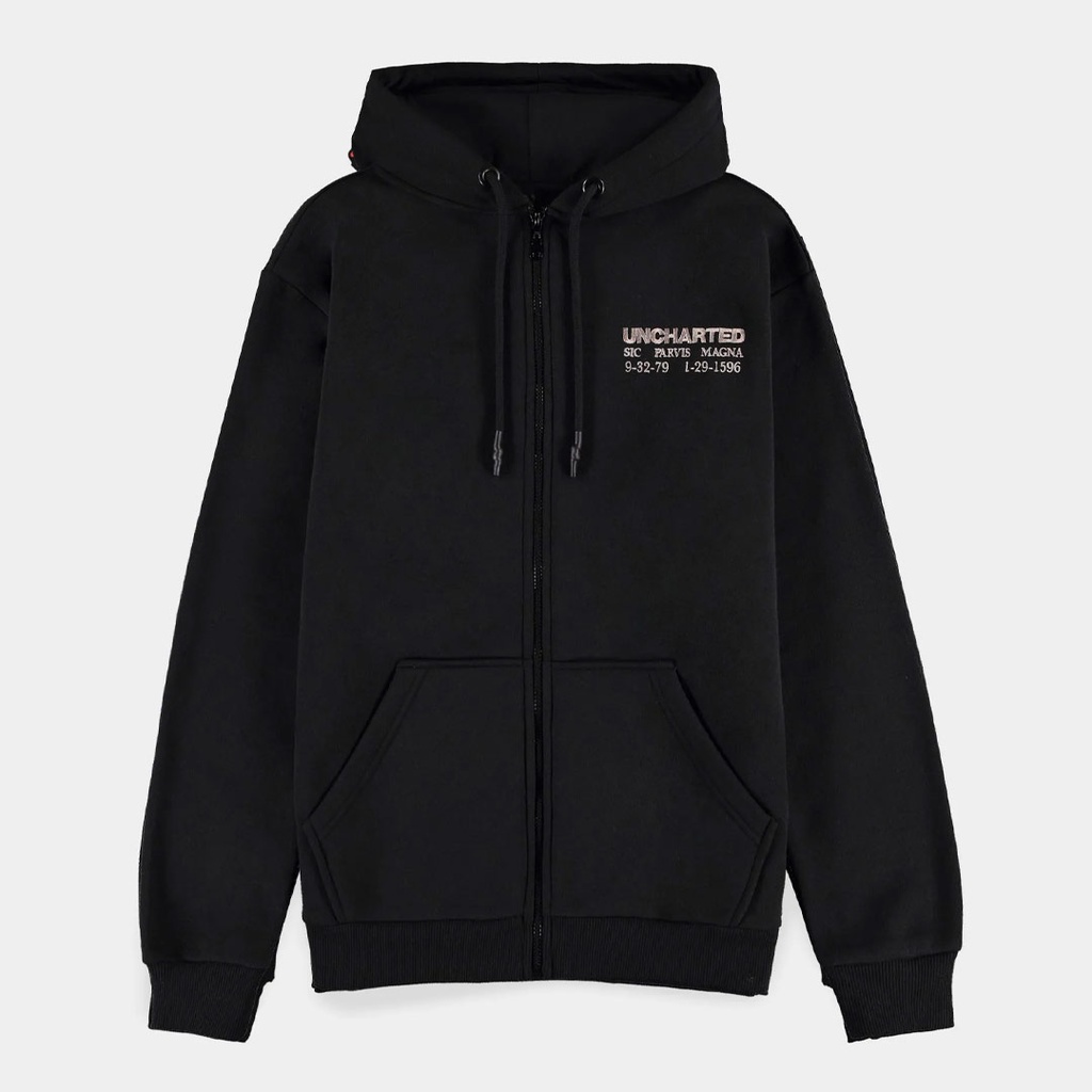 Difuzed-Uncharted Men's Zipper Hoodie-XL