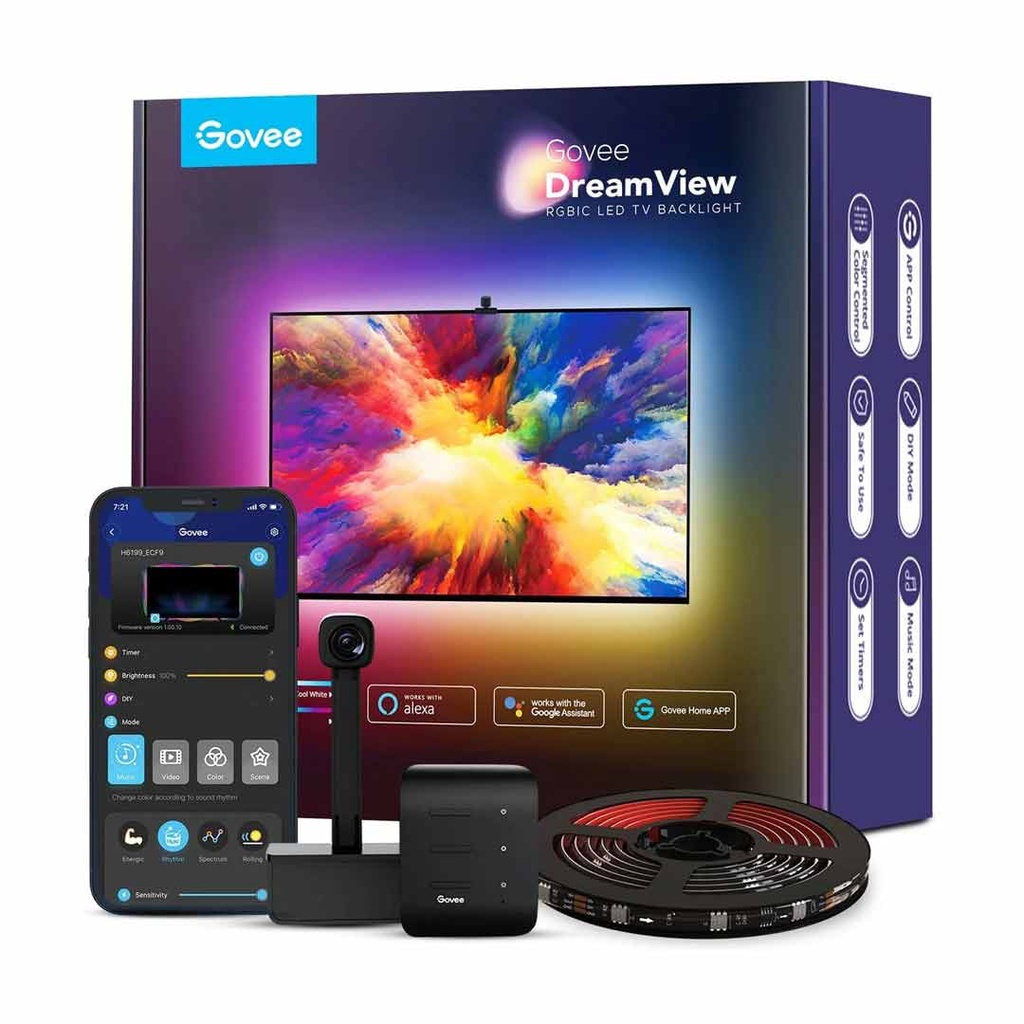 Govee Immersion TV Strip Lights (3.6M) With Cam(Wifi
+Bluetooth)