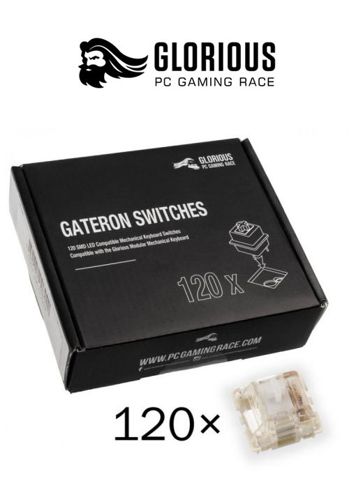 Glorious Gateron Switches 120X - Clear