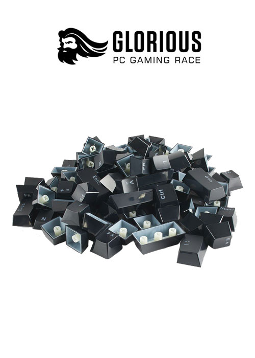 Glorious Mechanical KeyAll / Caps - Full Size - Black