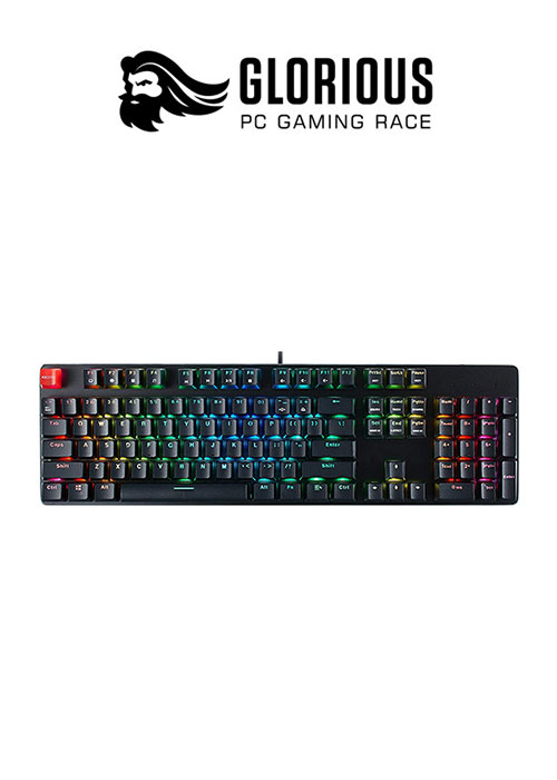Glorious Keyboard Full Size- PreBuilt - Black - GMMK-BRN-V2
