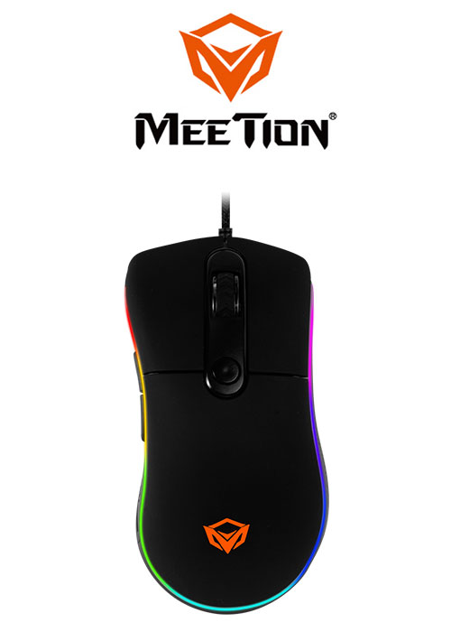 Meetion GM20 Chromatic Gaming Mouse- Black