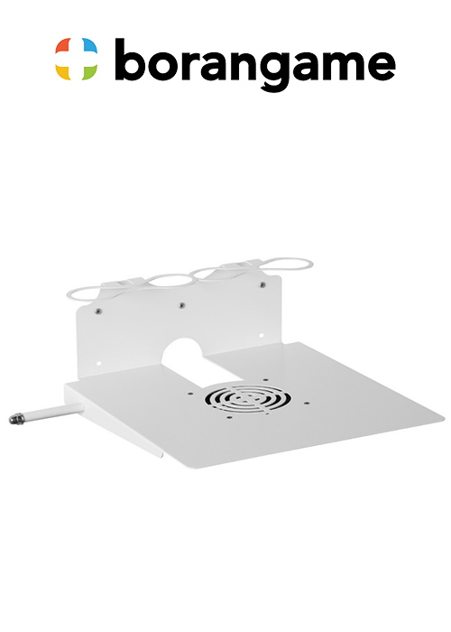 PS4 & Xbox Wall Mount 2 Controller Holders & Headphone - White (Borangame)