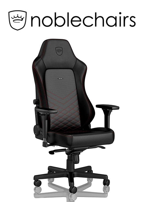 Noblechairs HERO Gaming Chair - Black/Red