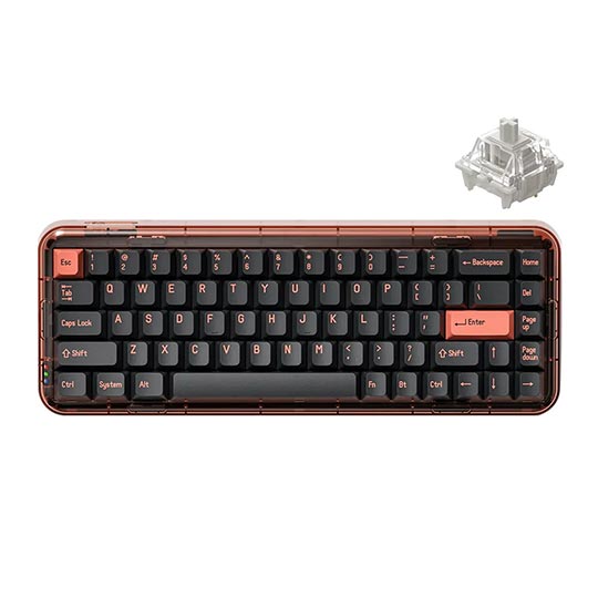 MelGeek Mojo 68 Pigeon Wireless Gaming Keyboard