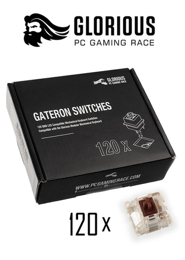 Glorious Gateron Switches 120X - Brown