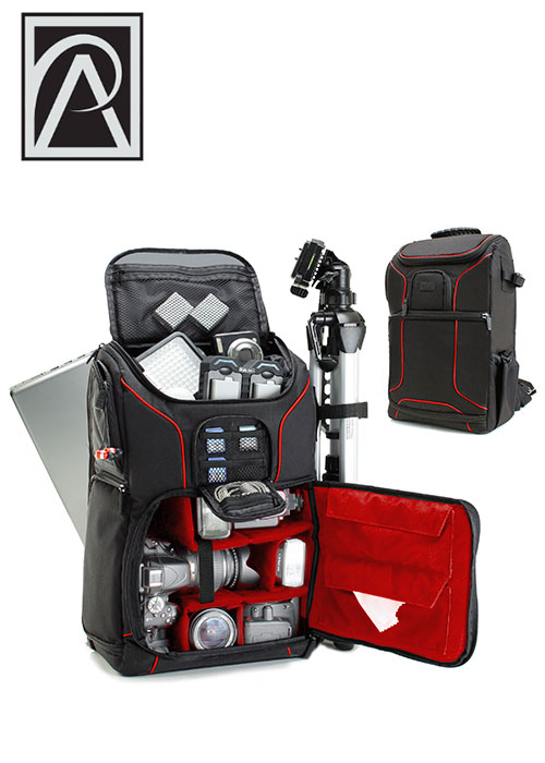 USA GEAR Digital Camera Backpack S17 - Red
