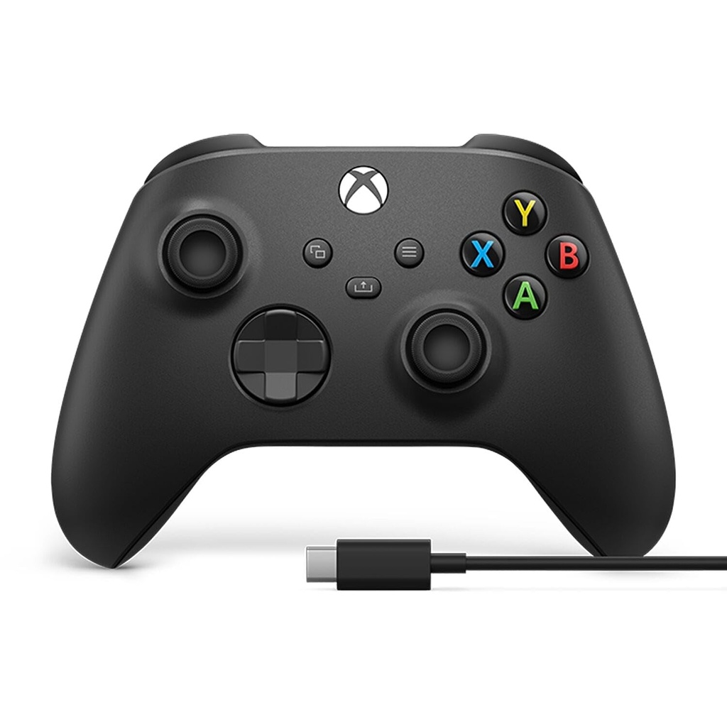 Xbox Series X Wireless Controller For Windows+ Cable Black