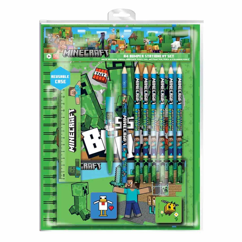 Pyramid-Minecraft A4 Bumper Stationery Set