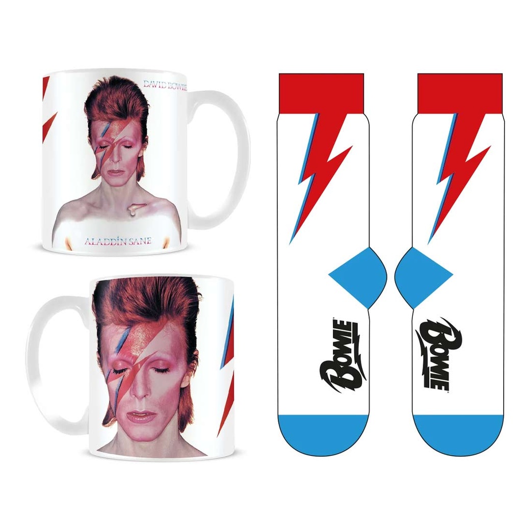 Pyramid-David Bowie (Aladdin Sane) Mug & Sock Gift Set of 2