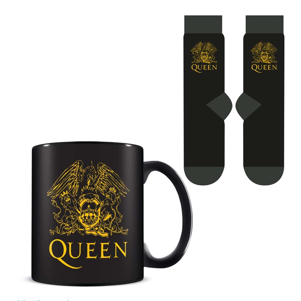 Pyramid-Queen (Logo) Mug & Sock Set of 2