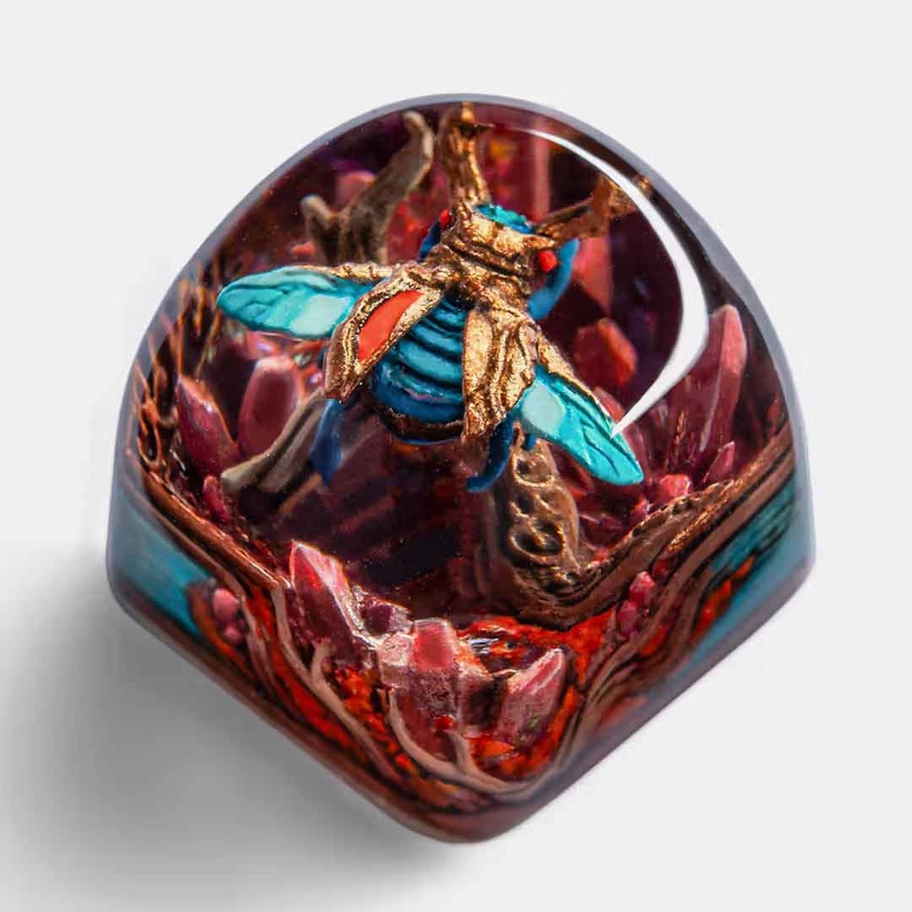 DWARF-FACTORY VIVARIUM Libellule Celeste Keyboard Cap