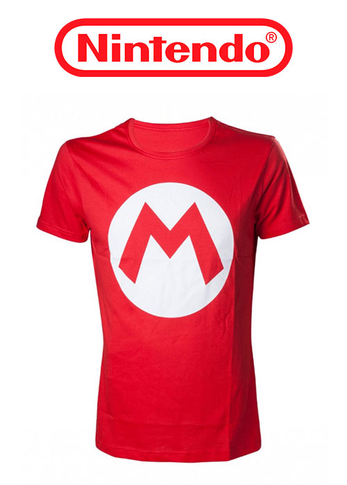 Nintendo - Mario T-shirt with big M - 2XL