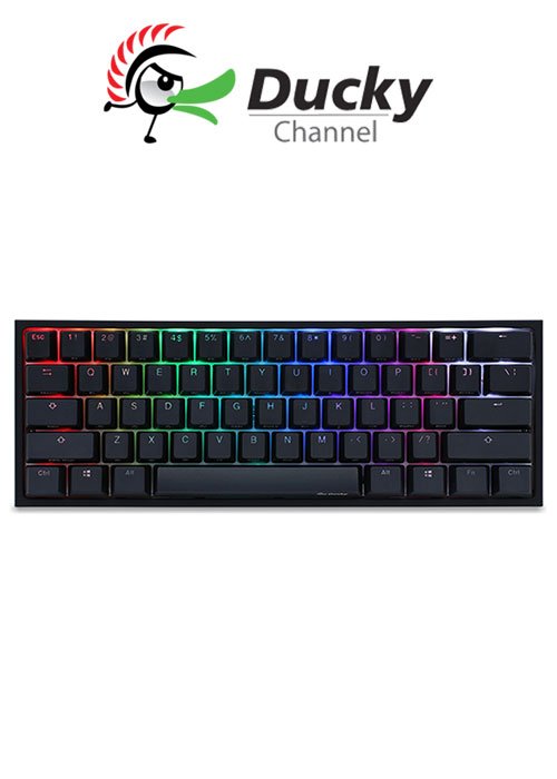 Ducky One 2 Mini RGB Gaming Keyboard - Silent Red Switch