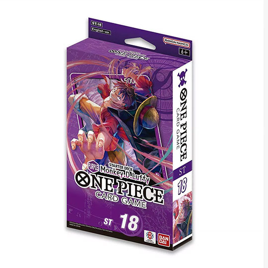 One Piece Trading Card Game Purple Monkey D.Luffy Starter Deck ST18