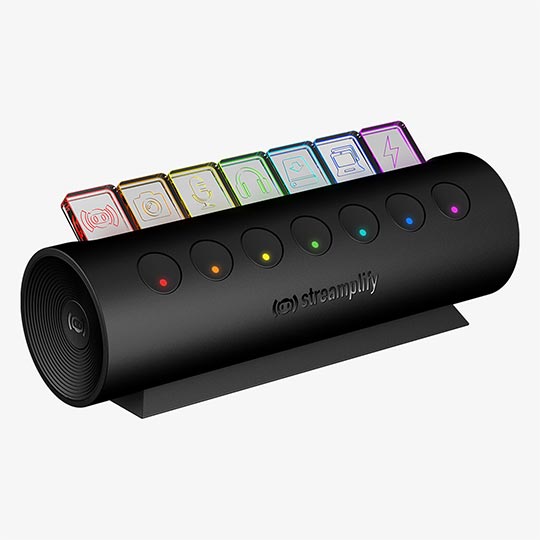 Streamplify Hub CTRL 7 for 7-Port Black