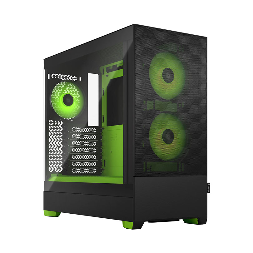 Fractal Design Pop Air RGB Green Core Mid Tower Gaming PC Case