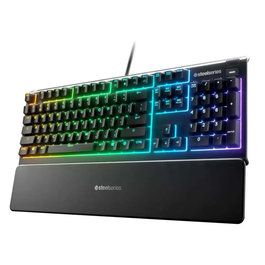 SteelSeries Apex 3 Wired Gaming Keyboard US Layout 
