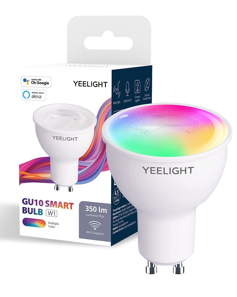 Yeelight Smart Bulb GU10 Multicolor