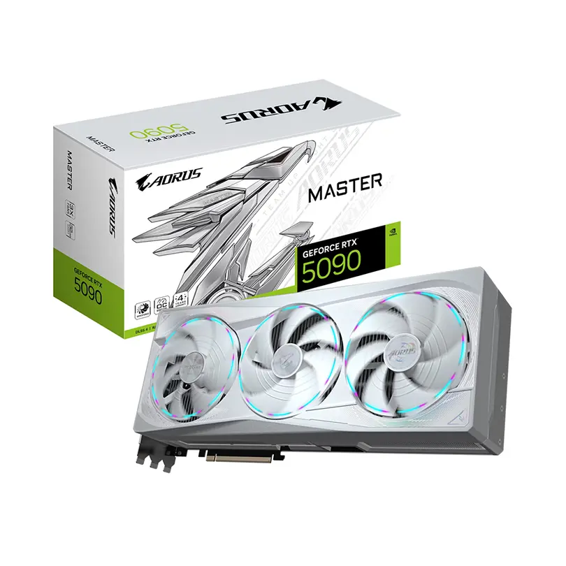 GIGABYTE Aorus Geforce RTX 5090 Master Ice 32GB Graphics Card