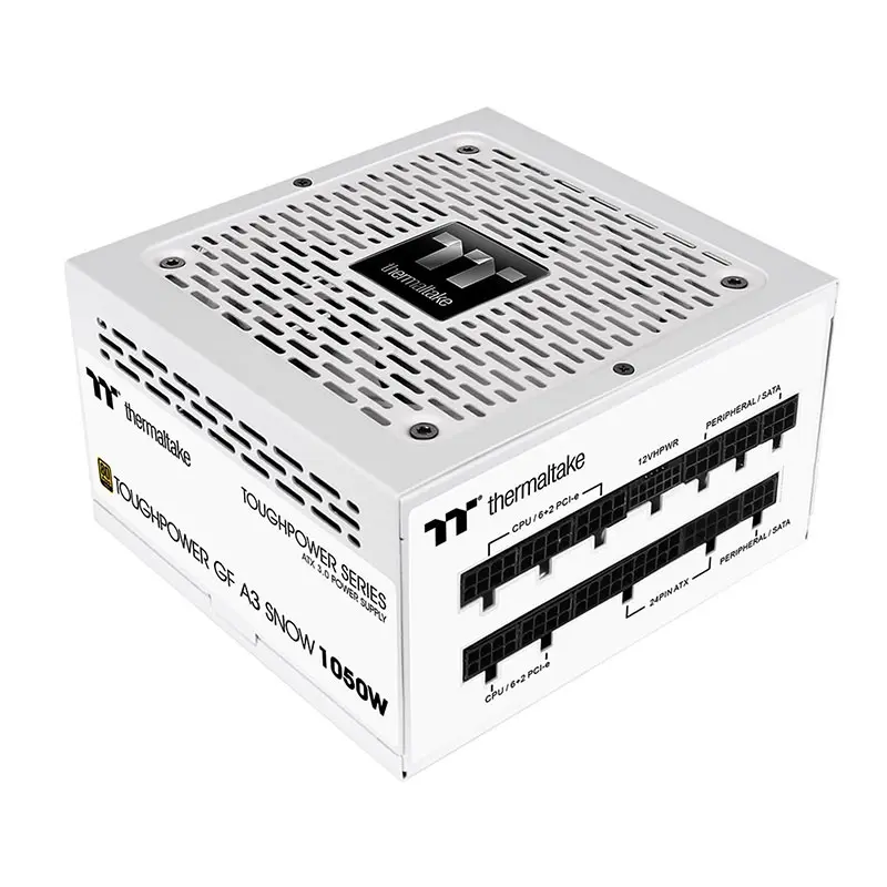 Thermaltake Toughpower 1050W Gold GF A3 Gen5 Power Supply - Snow