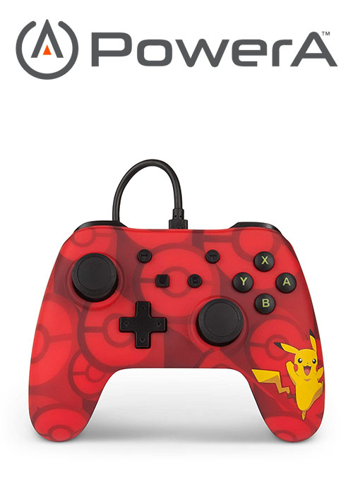 PowerA NS Wired Switch Controller - Pikachu