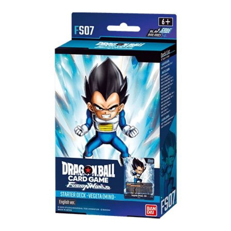 Dragon Ball Trading Card Fusion World Starter Deck 7 Vegeta Mini FS07
