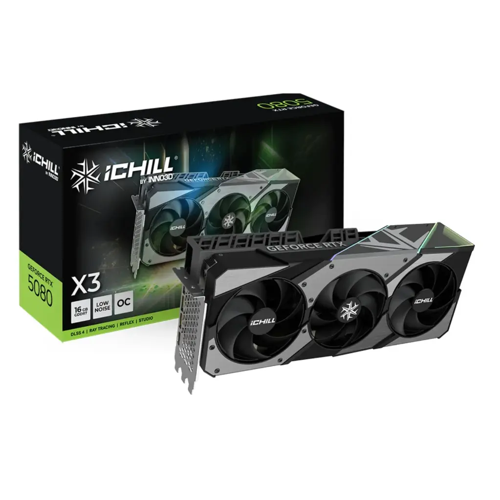INNO3D iChill X3 Nvidia GeForce RTX 5080 16GB GDDR7 Graphics Card