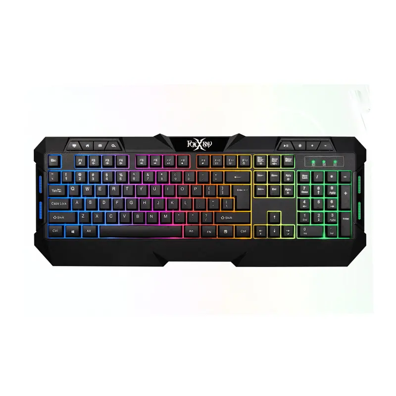 Foxxray Hunt 104-Key Wired Gaming Keyboard
