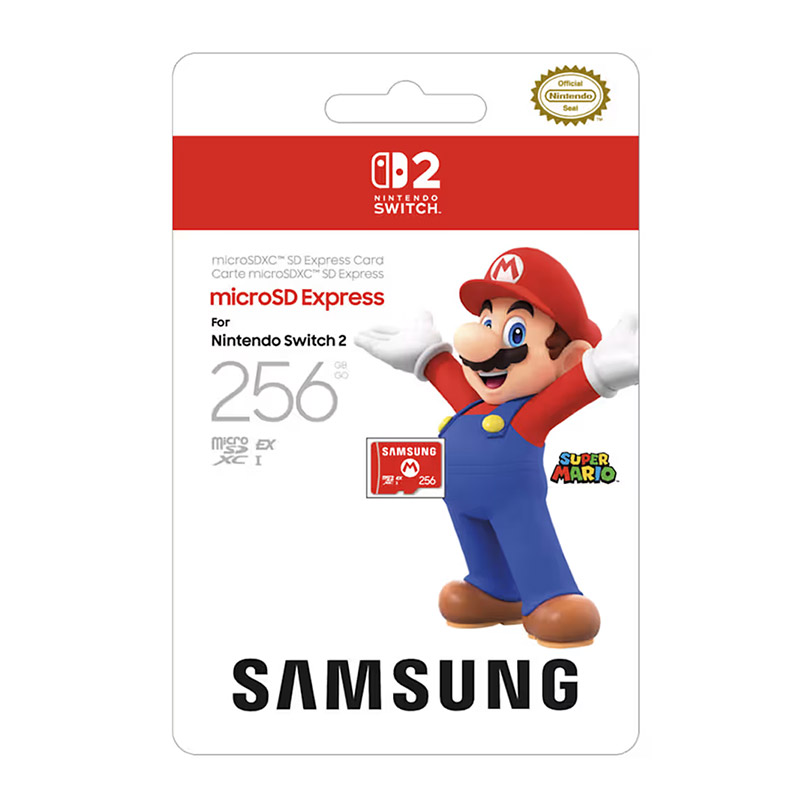 Samsung 256GB microSD Express Card for Nintendo Switch 2
