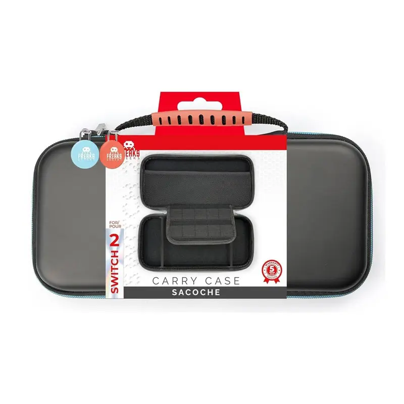 Freaks And Geeks- Carry Case for Nintendo Switch 2 Blue & Red