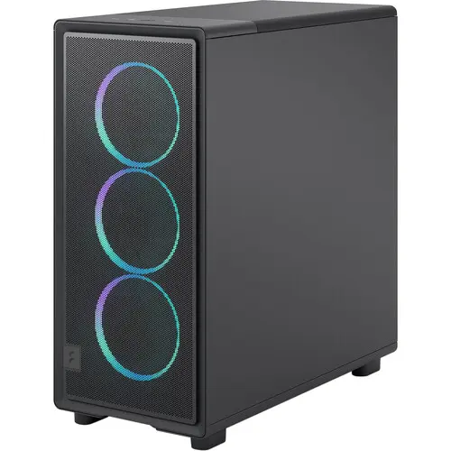 Fractal Design Epoch TG RGB Light Tint Mid Tower Black Gaming PC Case 