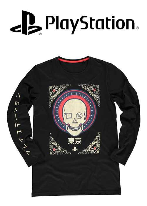 Sony - PlayStation - Skull Longsleeve