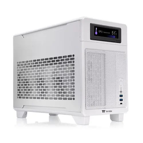 Thermaltake TR100 Mini Tower PC Case - Snow White