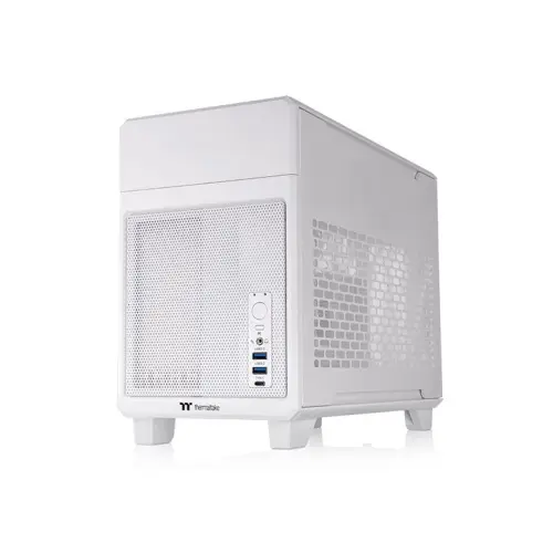 Thermaltake TR100 Mini Tower PC Case - Snow White