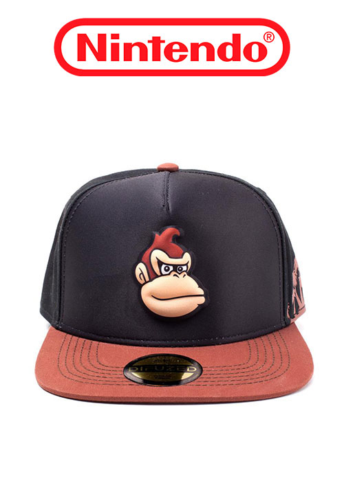 Super Mario - Donkey Kong EVA Molded Screen Print Snapback Cap