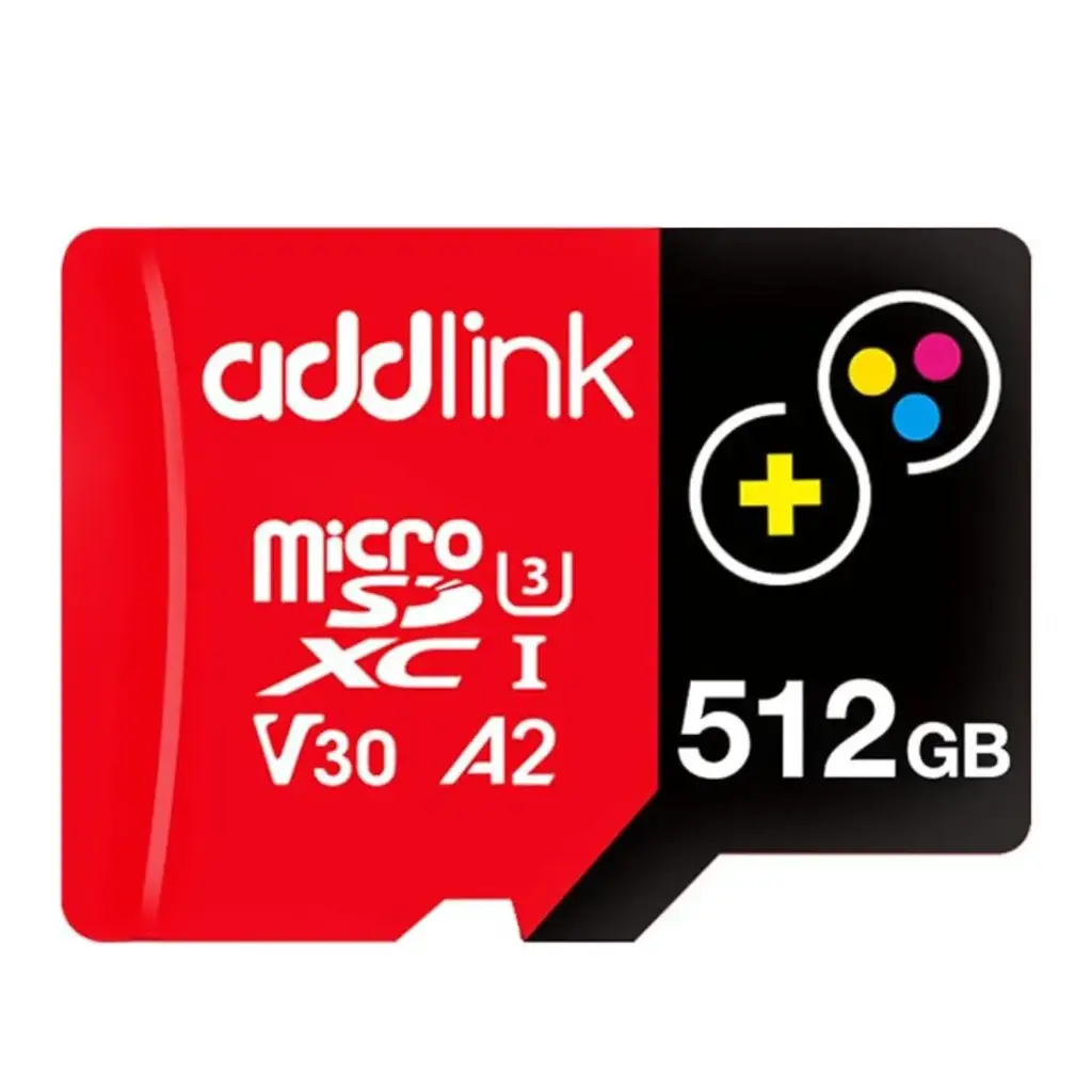 addlink 512GB microSD 4K (With Adapter)/ Supports Nintendo Switch 