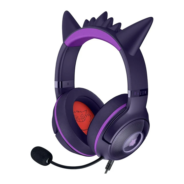 Razer Kraken Kitty V2 Pokemon Gengar Edition Wired RGB Gaming Headset 
