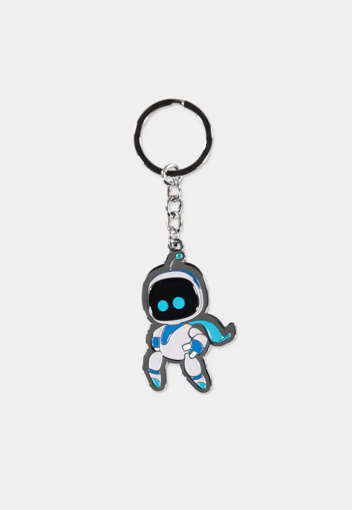 Difuzed Astro Bot Metal Keychain