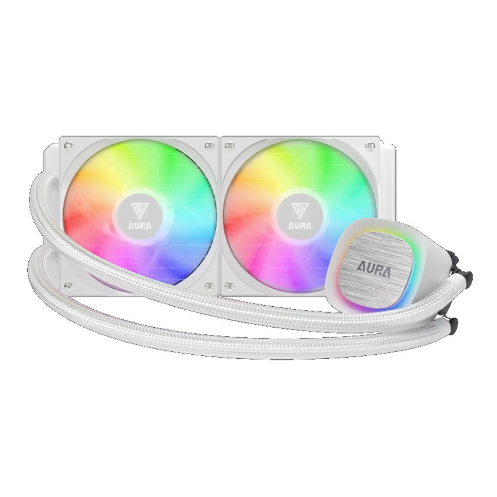 GAMDIAS AURA GL240 V2 White Liquid Cooler